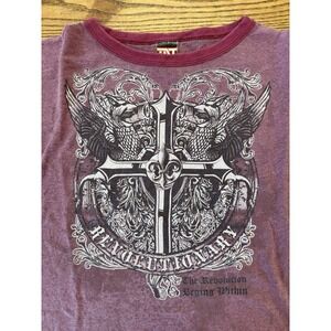 Vintage Y2K‎ Cross Revolution Angels Graphic T-Shirt Size XL